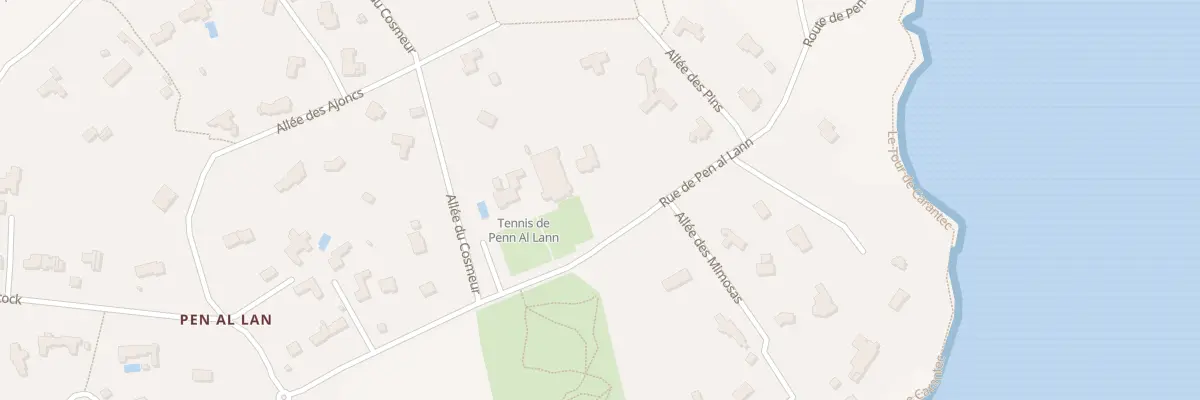 Plan du 32 Rue de Pen al Lann à Carantec
