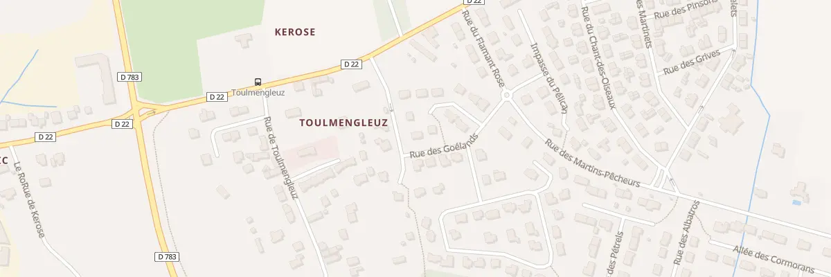 Plan du 16 Rue des Goelands à Concarneau