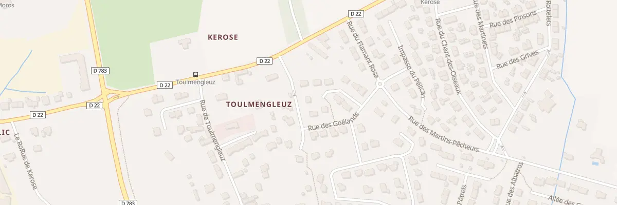 Plan du 14 Rue des Goelands à Concarneau