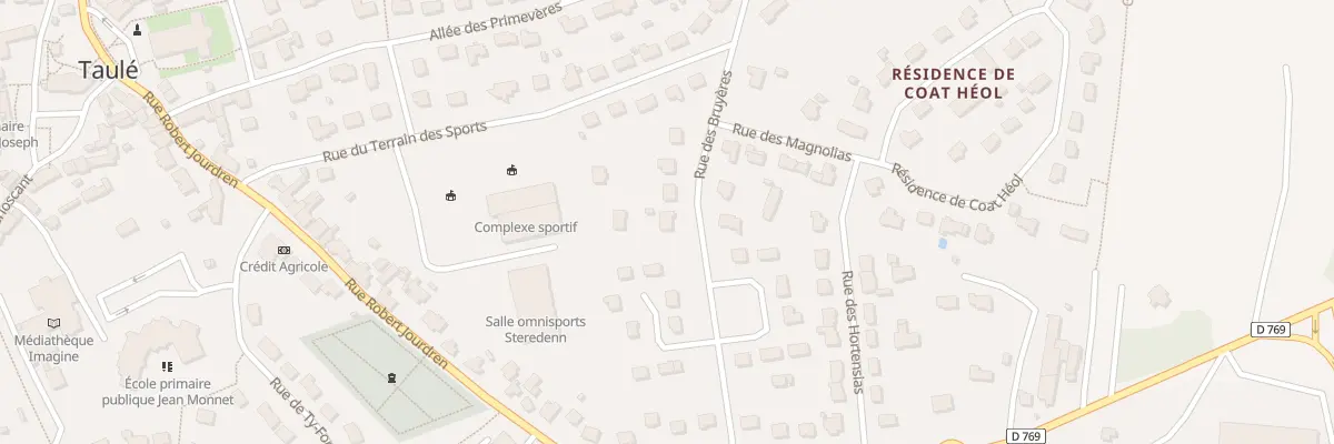 Plan du 8 Rue des Bruyères à Taulé