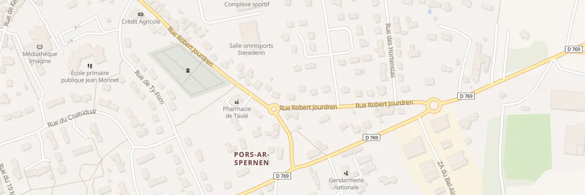 Plan du 43 Rue Robert Jourdren à Taulé