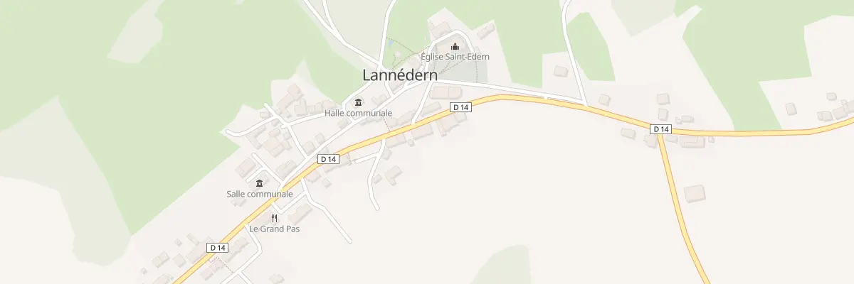 Plan du 3 Rue Rene Caro à Lannédern