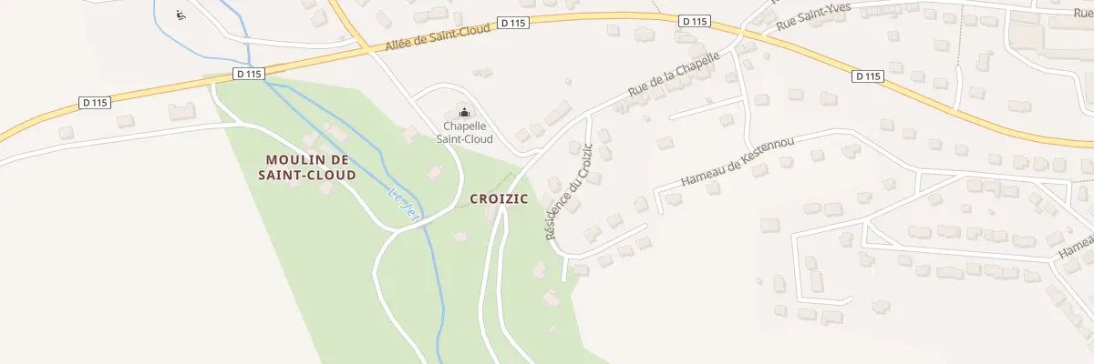 Plan du 2 Res du Croizic à Elliant
