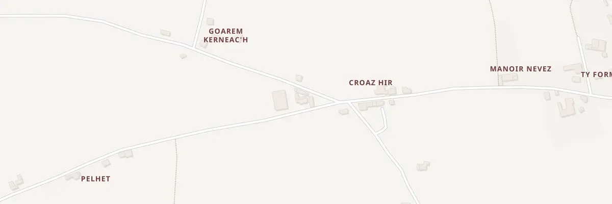 Plan du 329 Kroaz Hir à Saint-Thois