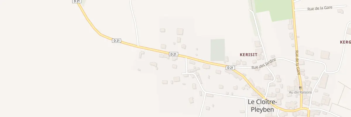 Plan du 15 Rue de Brasparts au Cloître-Pleyben