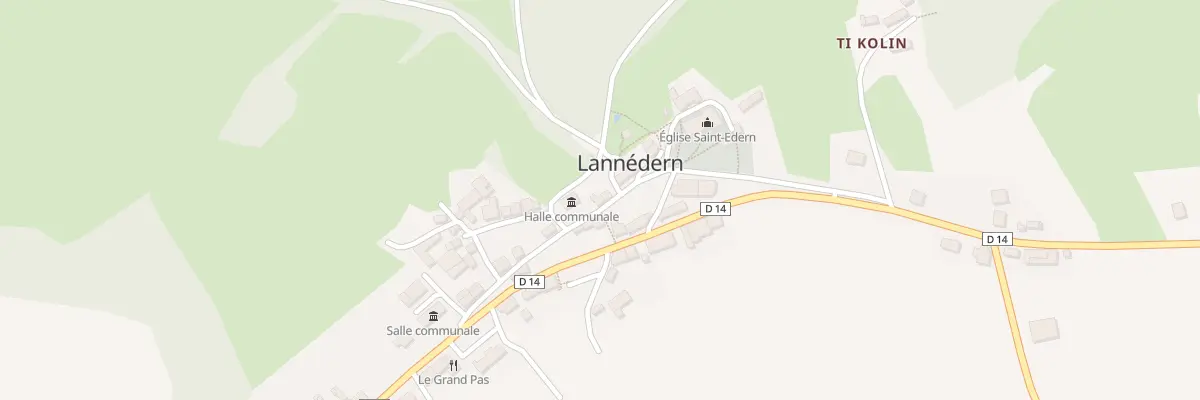 Plan du 8 Rue de l’Eglise à Lannédern