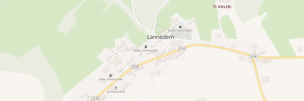 Plan du 10 Rue de l’Eglise à Lannédern