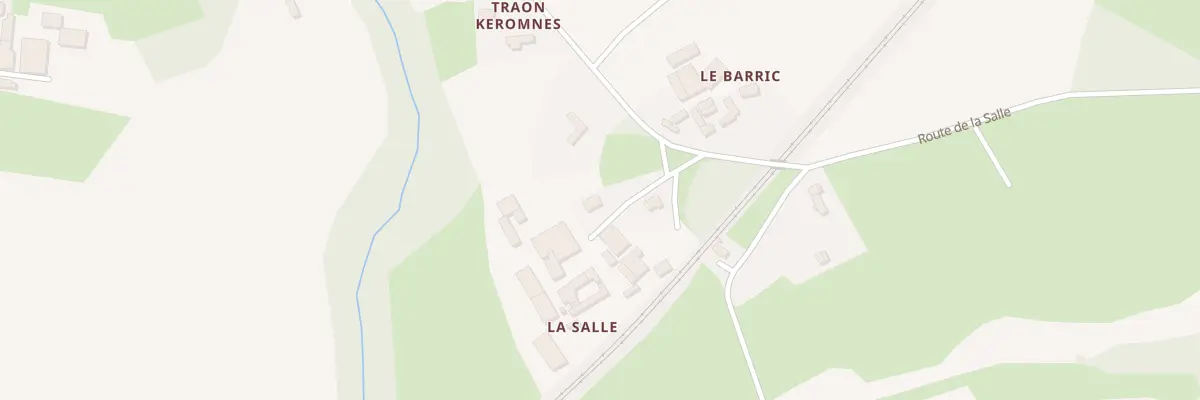Plan du 2 La Salle à Pleyber-Christ