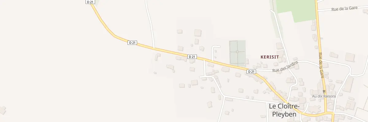 Plan du 17 Rue de Brasparts au Cloître-Pleyben