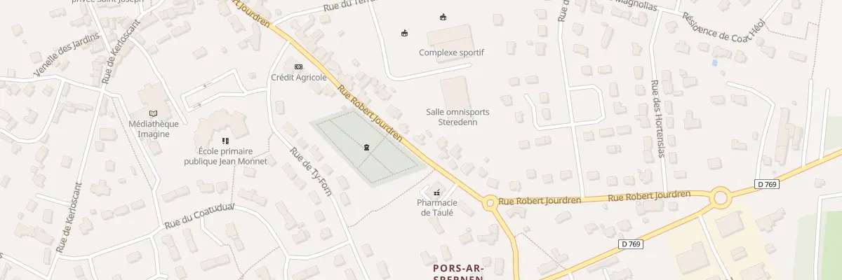 Plan du 29 Rue Robert Jourdren à Taulé