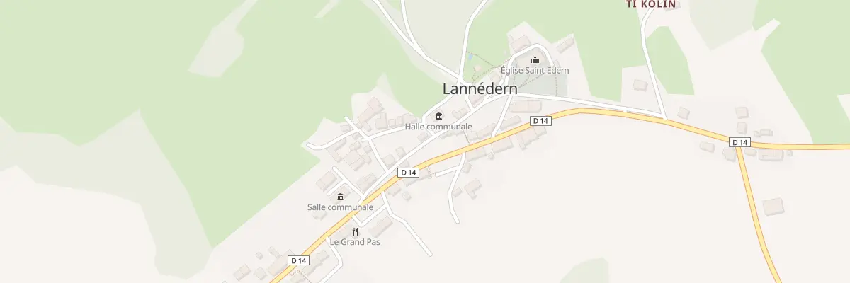 Plan du 12 Rue de l’Eglise à Lannédern