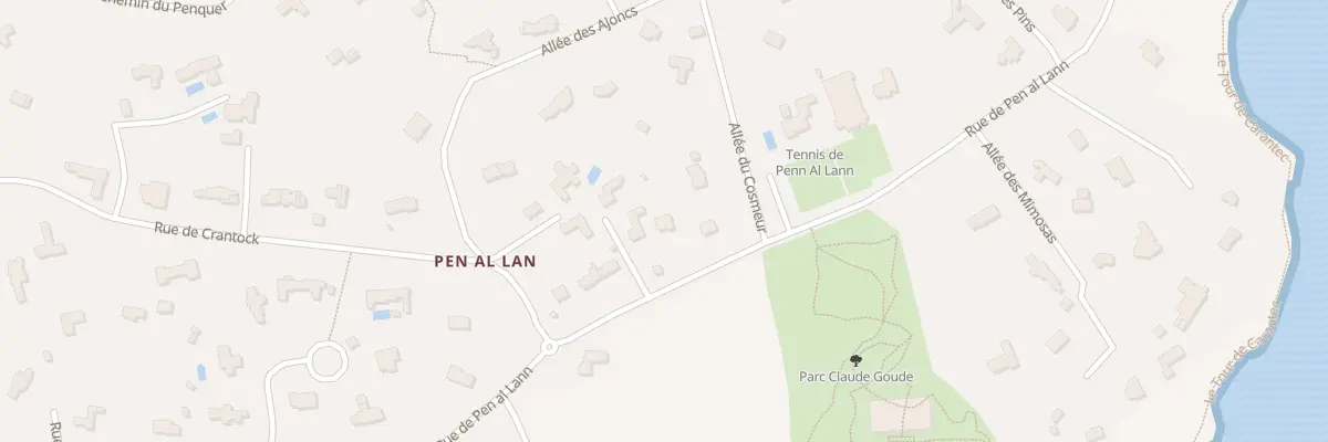 Plan du 28 Rue de Pen al Lann à Carantec