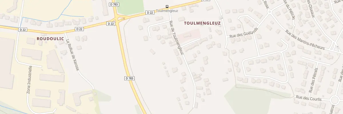 Plan du 34 Rue de Toulmengleuz à Concarneau