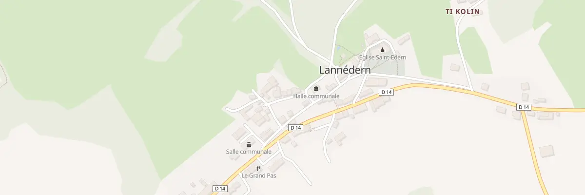 Plan du 4 Rue du Bas du Bourg à Lannédern