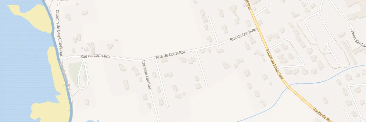 Plan du 205 Rue Loc’H Roz à Trégunc