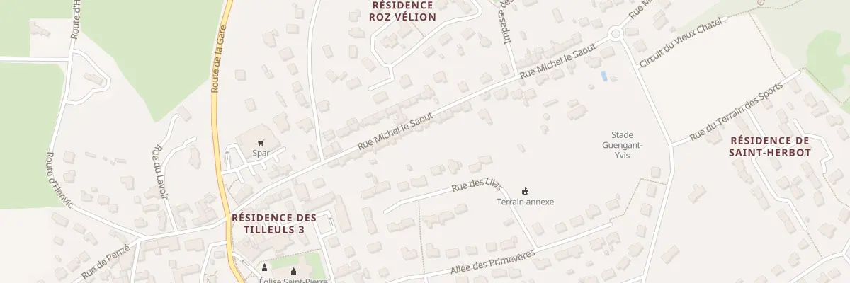 Plan du 26 Rue Michel Le Saout à Taulé