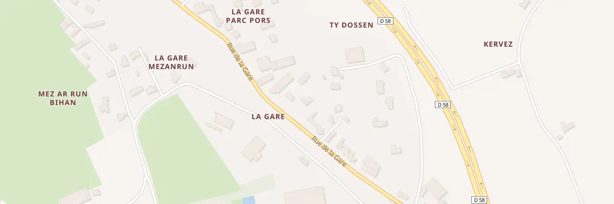 Plan du 8 Rue de la Gare à Taulé