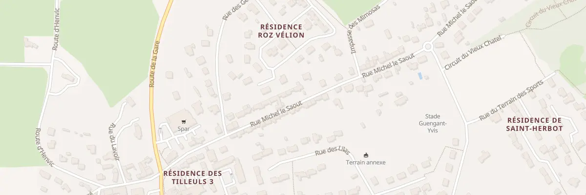 Plan du 27 Rue Michel Le Saout à Taulé