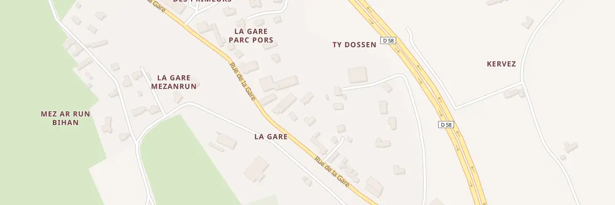 Plan du 8T Rue de la Gare à Taulé