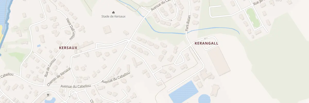 Plan du 7 Rue Ar Foenneg Vras à Concarneau