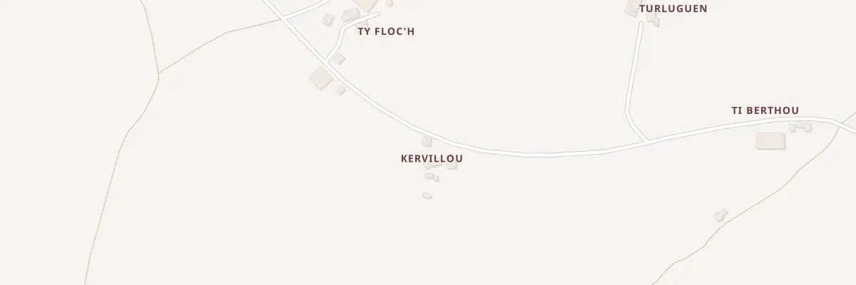 Plan du 314 Kervillou à Saint-Thois