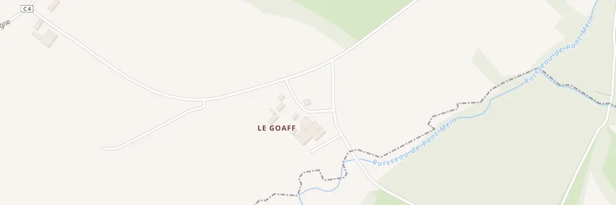 Plan du 42 Le Goaffe à Loqueffret