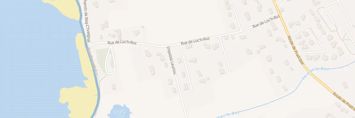 Plan du 305 Rue Loc’H Roz à Trégunc