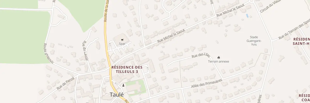 Plan du 6 Rue Michel Le Saout à Taulé