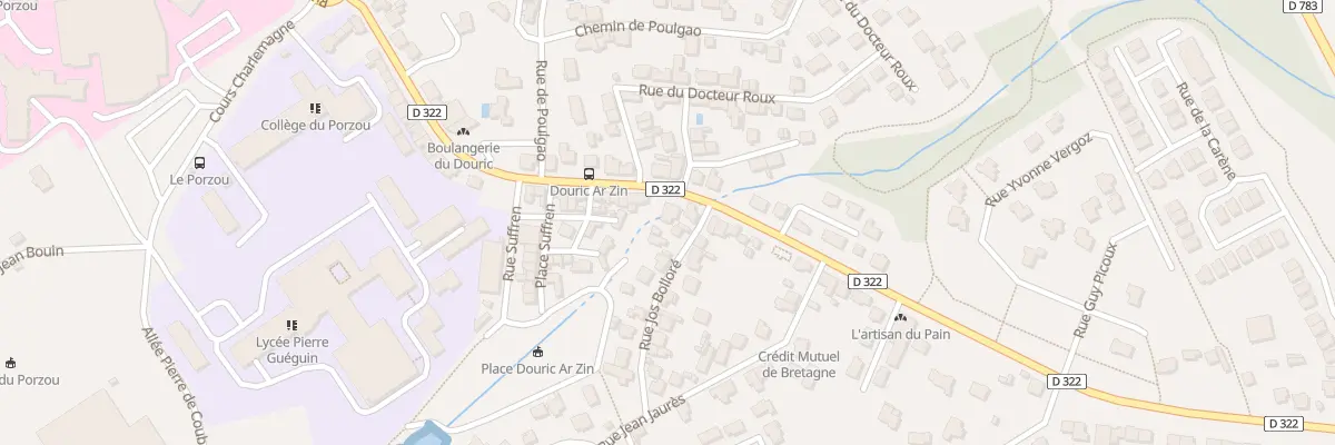 Plan du 119 Rue de Trégunc à Concarneau