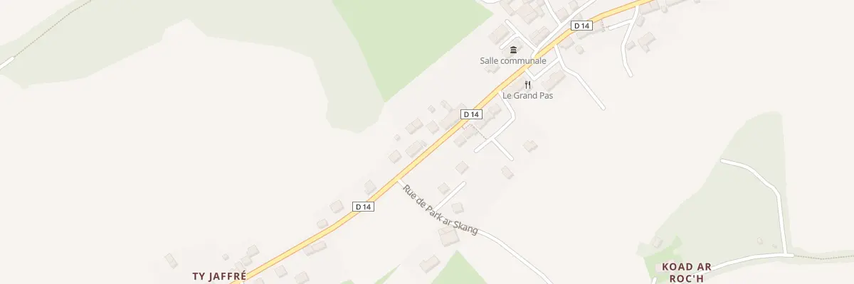 Plan du 16 Rue Rene Caro à Lannédern