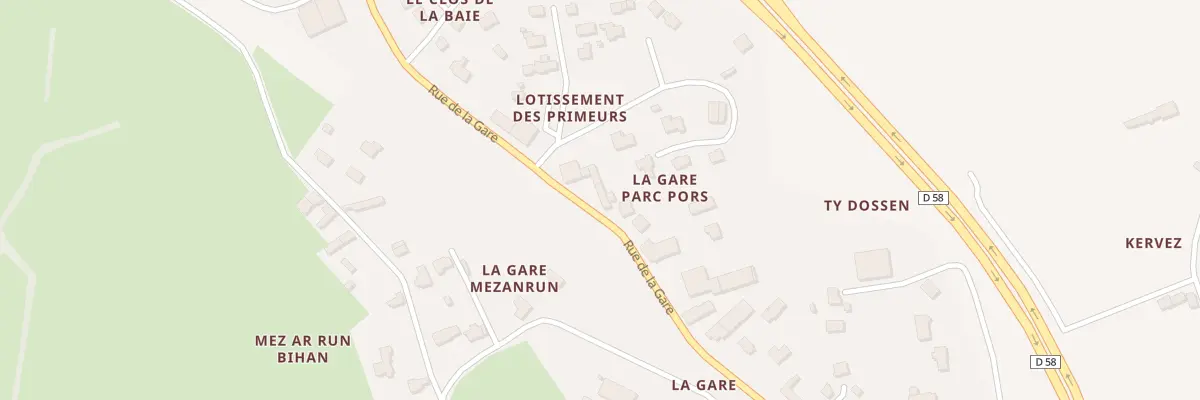 Plan du 15 Rue de la Gare à Taulé