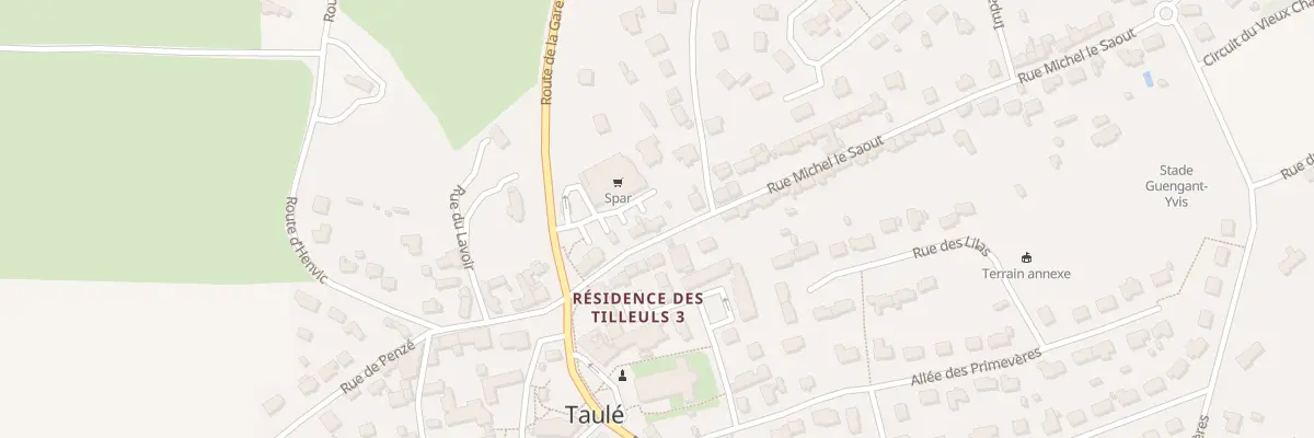 Plan du 7 Rue Michel Le Saout à Taulé
