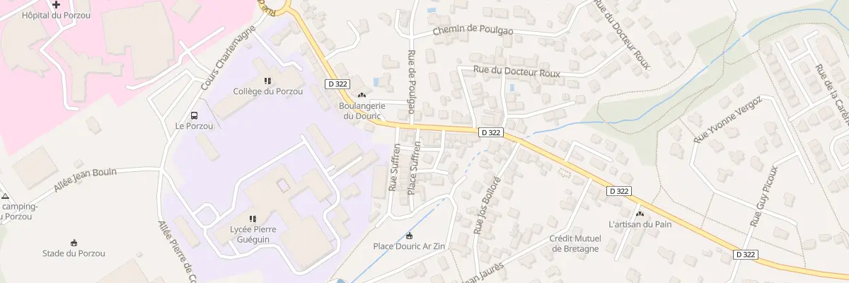Plan du 103 Rue de Trégunc à Concarneau