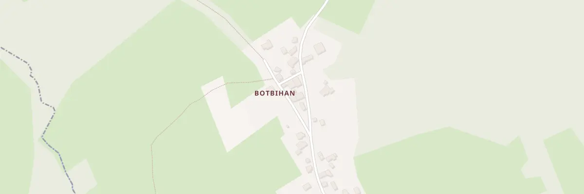 Plan du 385 Botbian à La Feuillée