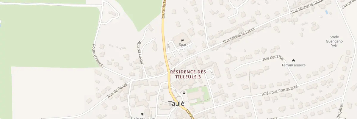 Plan du 3 Rue Michel Le Saout à Taulé
