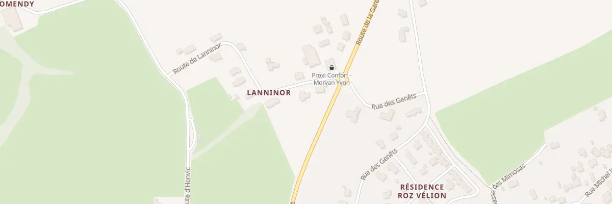 Plan du 4 Rte de Lanninor à Taulé