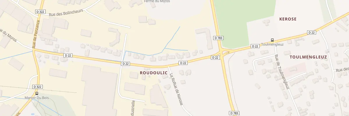 Plan du 54 Rue de Kerose à Concarneau