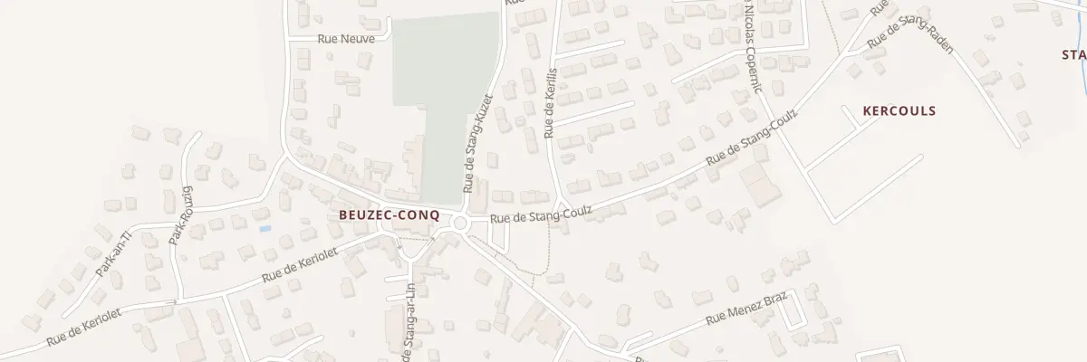 Plan du 1 Rue de Kerilis à Concarneau
