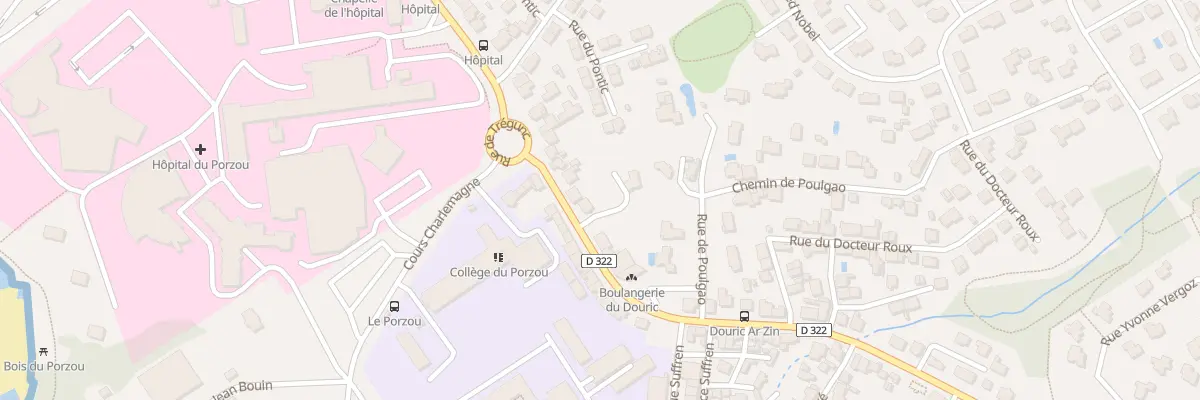 Plan du 90 Rue de Trégunc à Concarneau