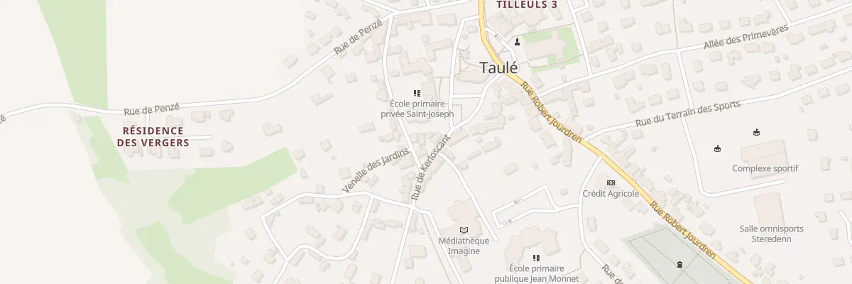 Plan du 4 Rue de Kerloscant à Taulé
