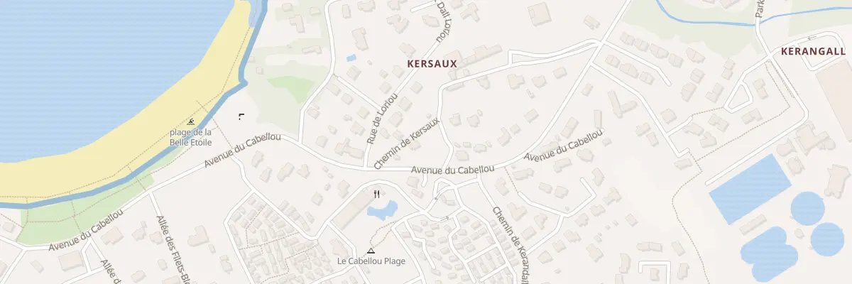 Plan du 21 Che de Kersaux à Concarneau