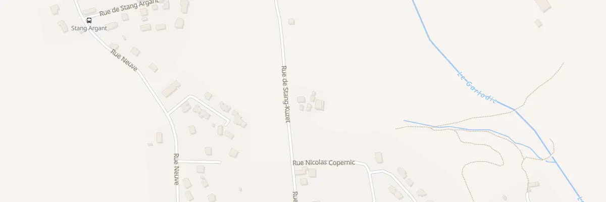 Plan du 24 Rue de Stang Kuzet à Concarneau