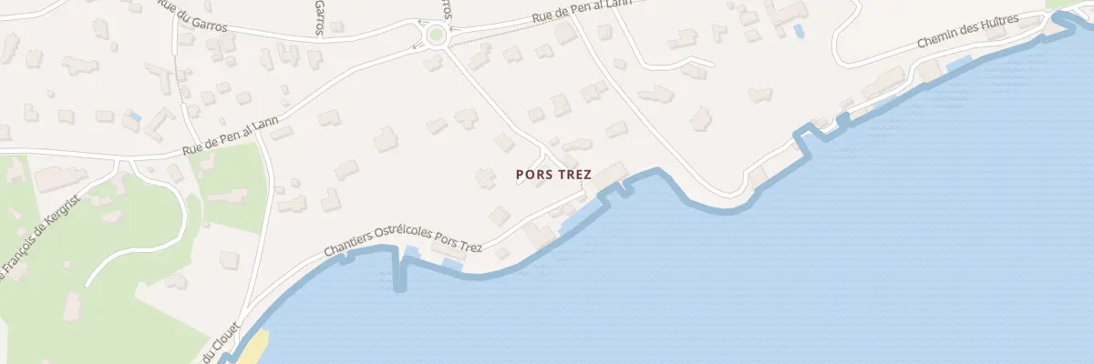 Plan du 9 Imp de Pors Trez à Carantec