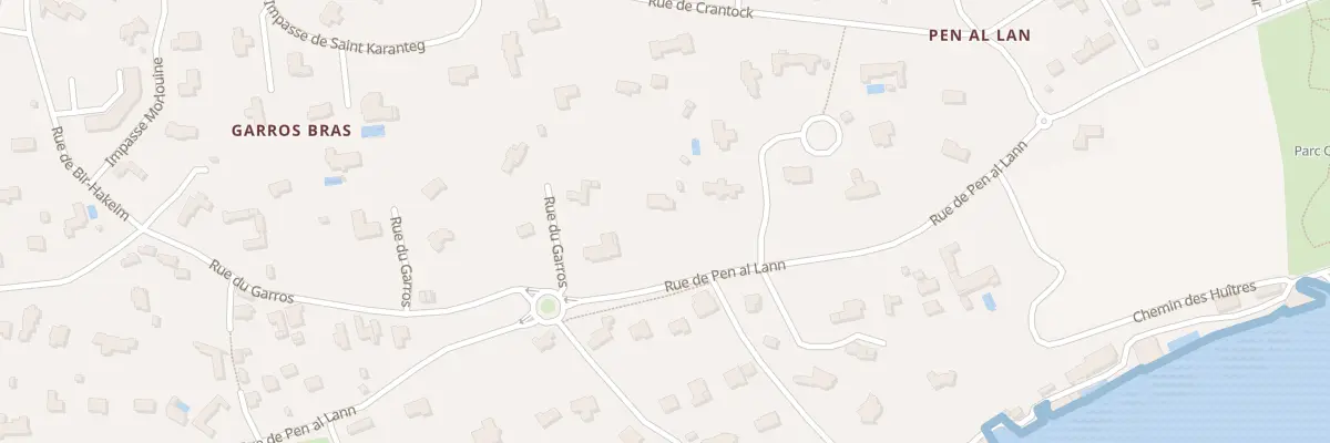 Plan du 16 Rue de Pen al Lann à Carantec