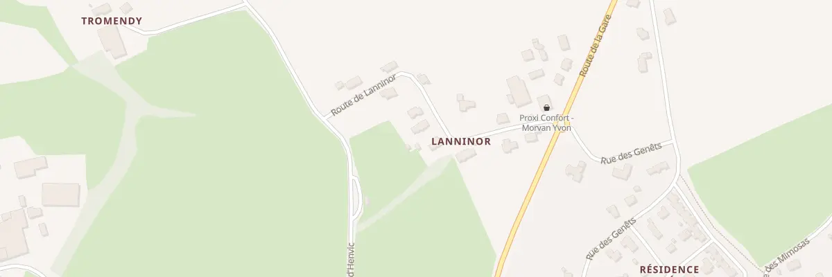 Plan du 10 Rte de Lanninor à Taulé