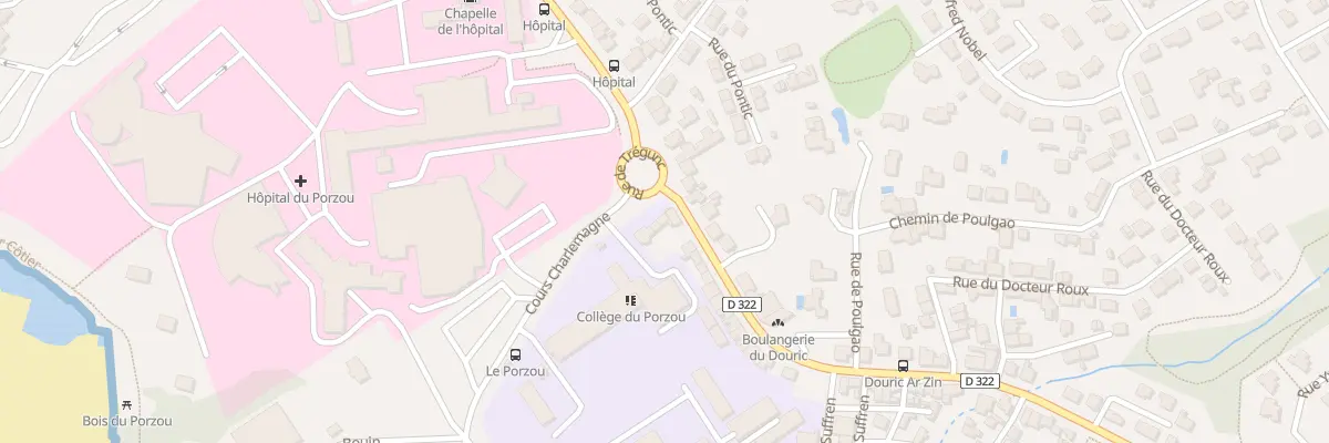 Plan du 67 Rue de Trégunc à Concarneau