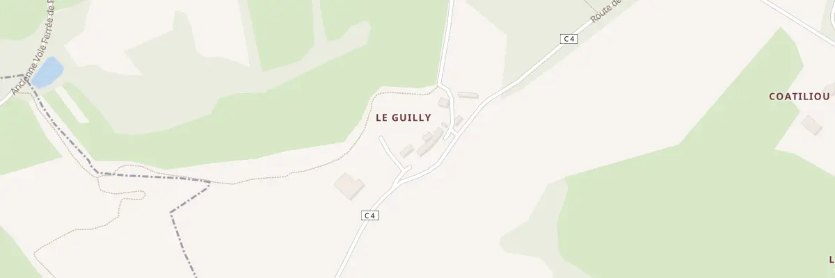 Plan du 1979G Le Guilly à Loqueffret