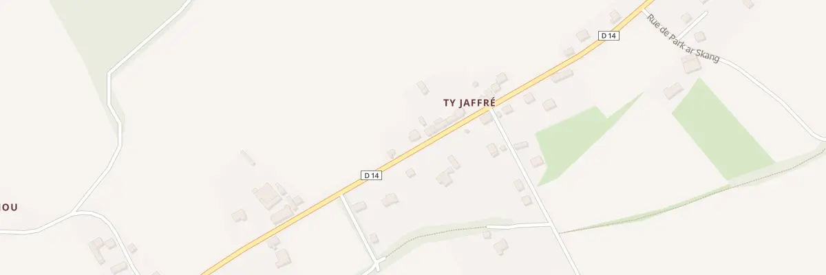 Plan du 44 Ty Jaffre à Lannédern