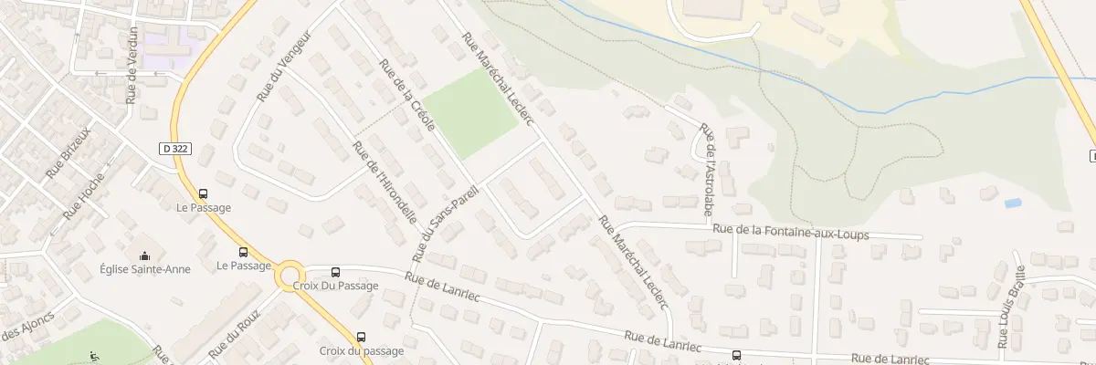 Plan du 15 Rue Marechal Leclerc à Concarneau