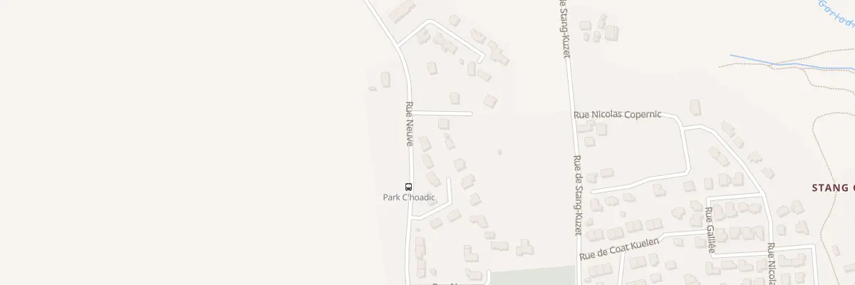 Plan du 40 Rue Neuve à Concarneau